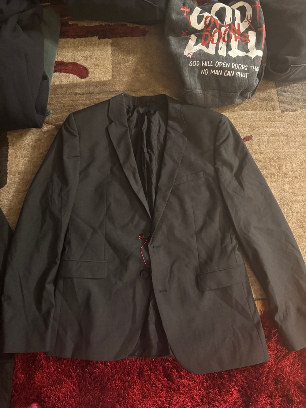 Hugo Boss Black Notch-Lapel Sport Coat